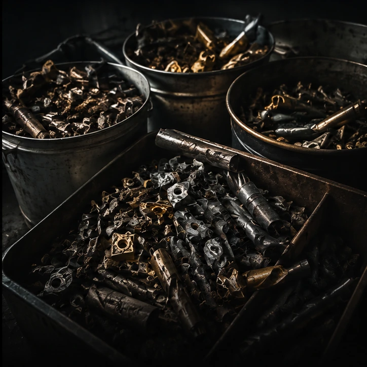 Mixed tungsten carbide scrap material
